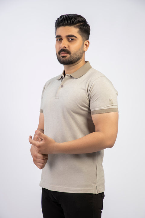 Latest Beige Polo Shirt Pakistan