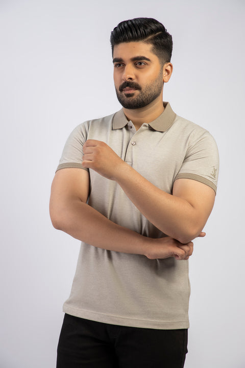 Latest Beige Polo Shirt Pakistan