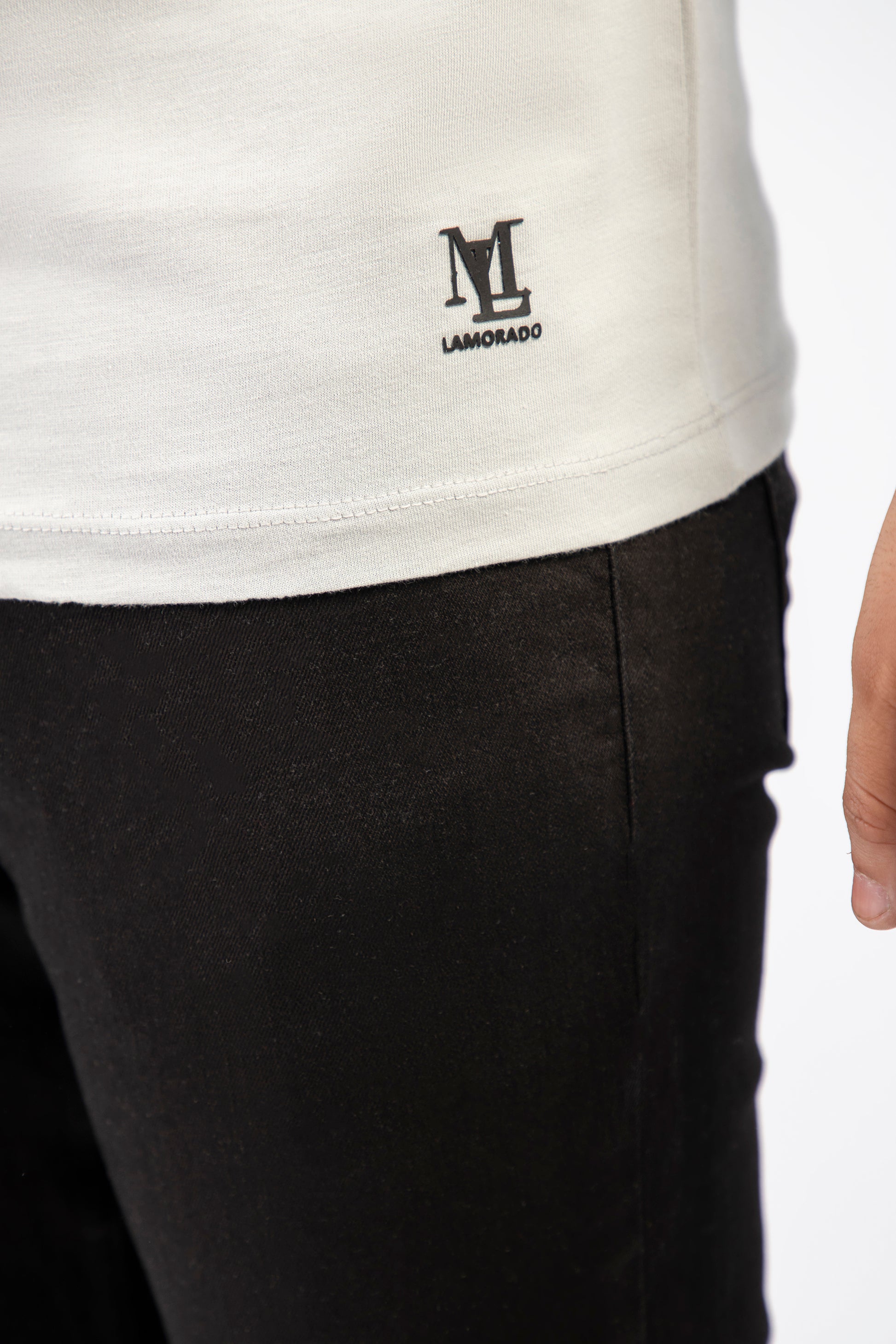 Black Denim Jeans-Paint (Stretchable) - lamorado