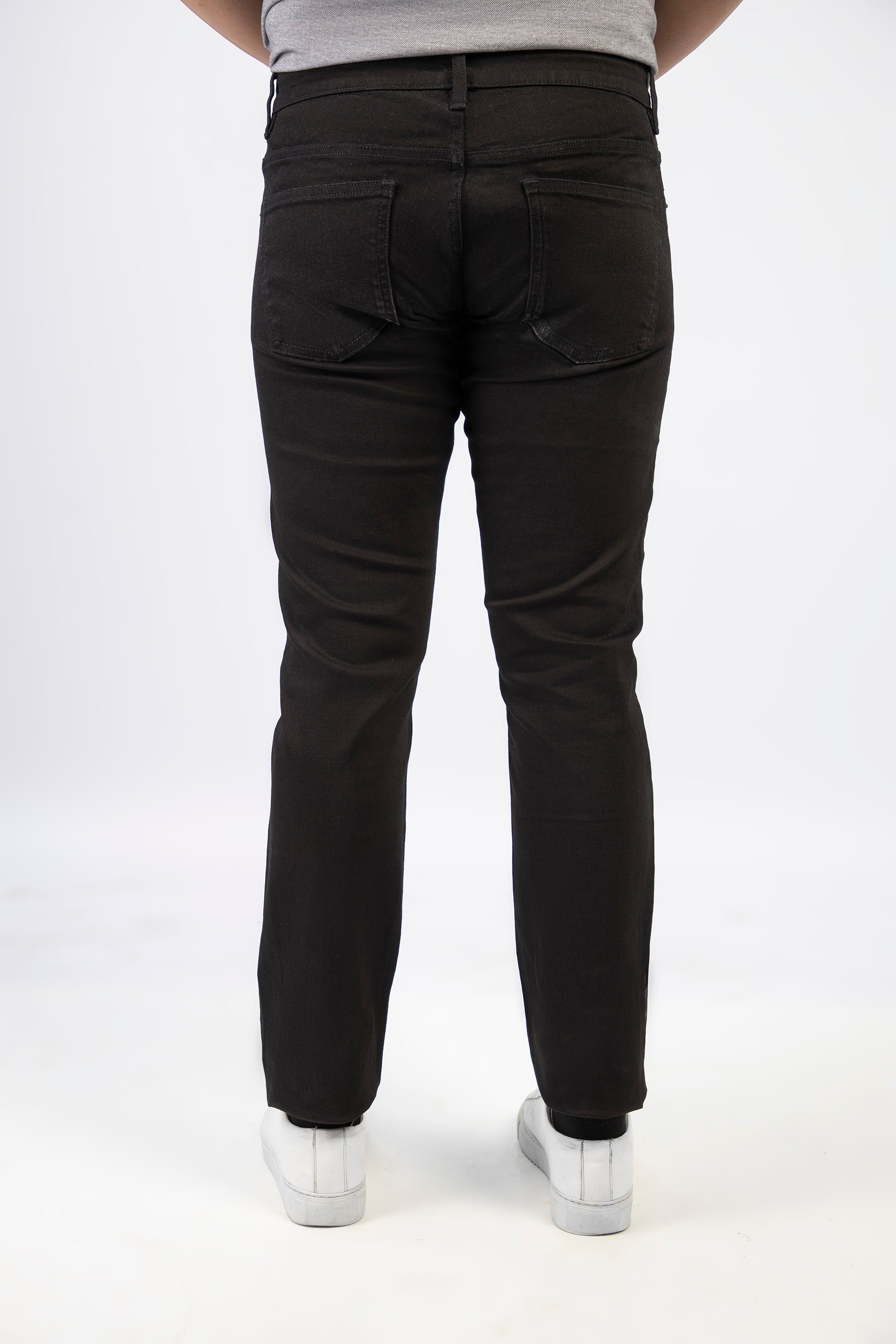 Latest Black Denim Jeans-Paint (Stretchable) Pakistan