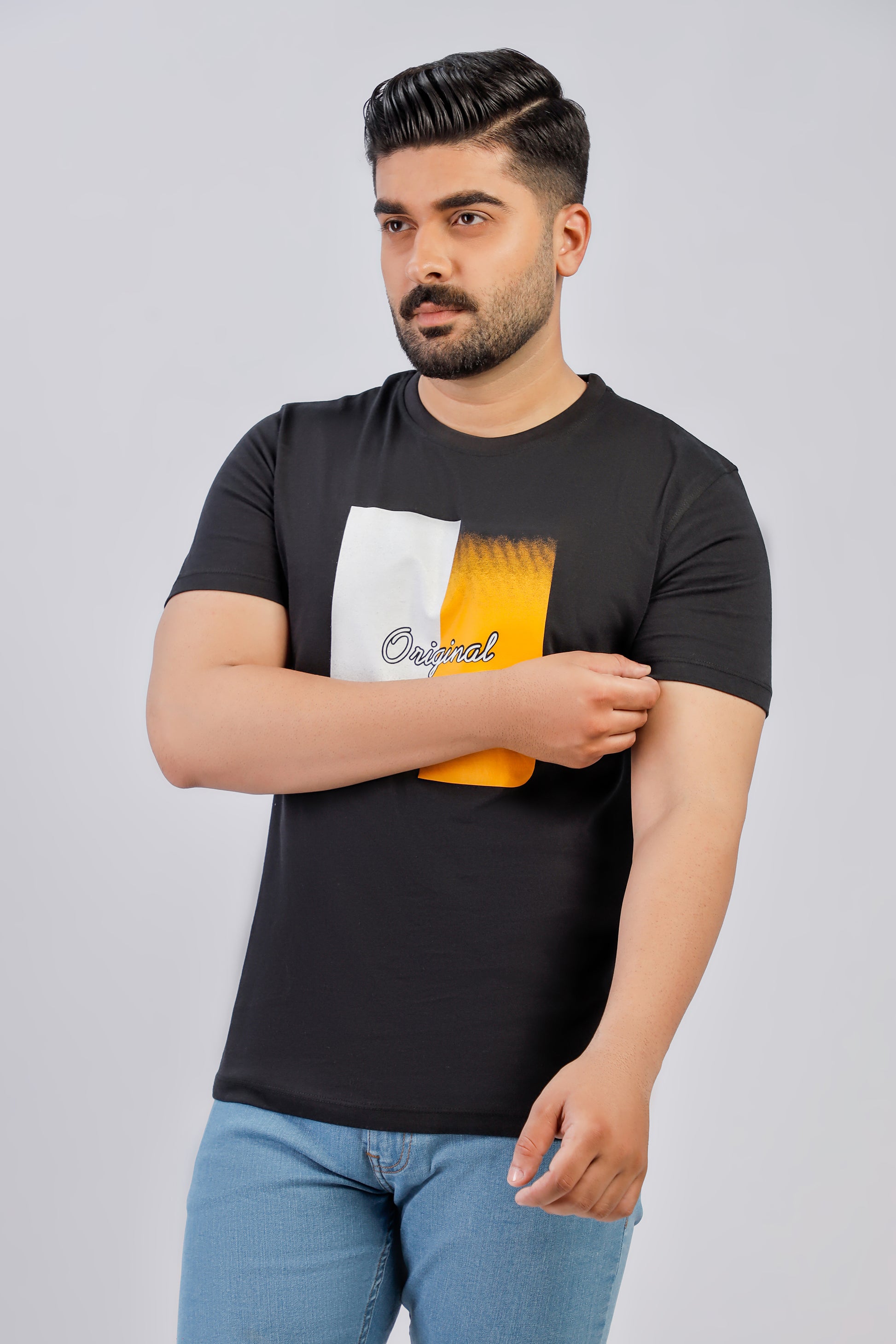 Latest Round Neck Plan t-shirt (Premium) Pakistan