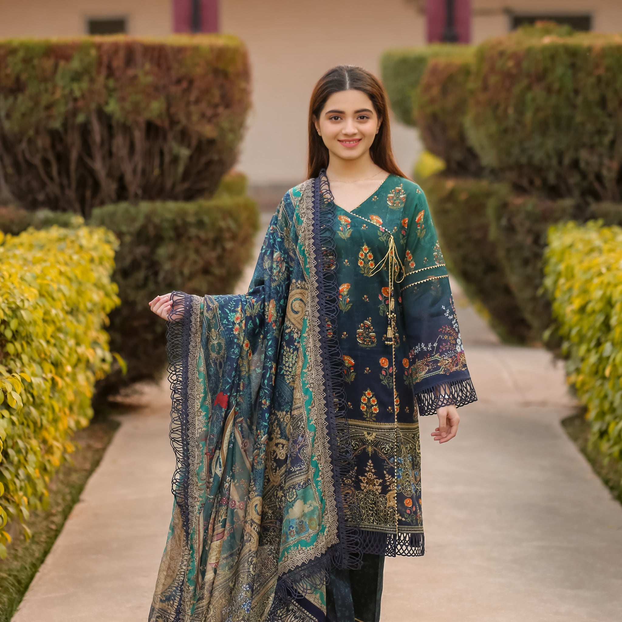 LWSU-25P309 3-Pcs Printed Lawn - lamorado