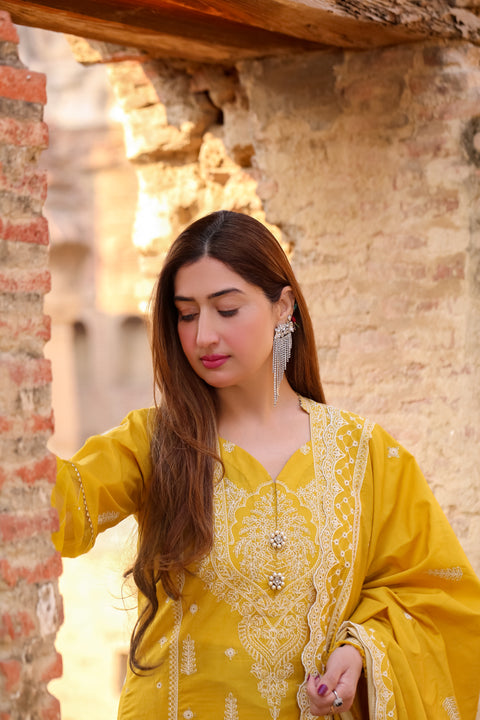 LWSU-25CK306 ChikanKari Mustard