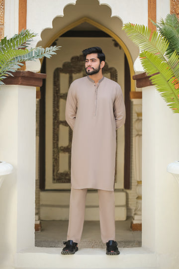 SKF25-005 Ash Gray Kameez Trouser - lamorado