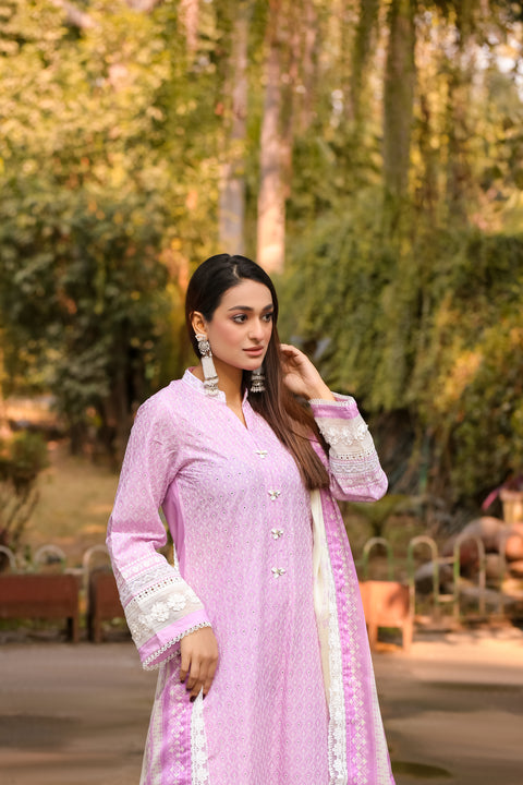 LWSU-25CK302 ChikanKari Lilac