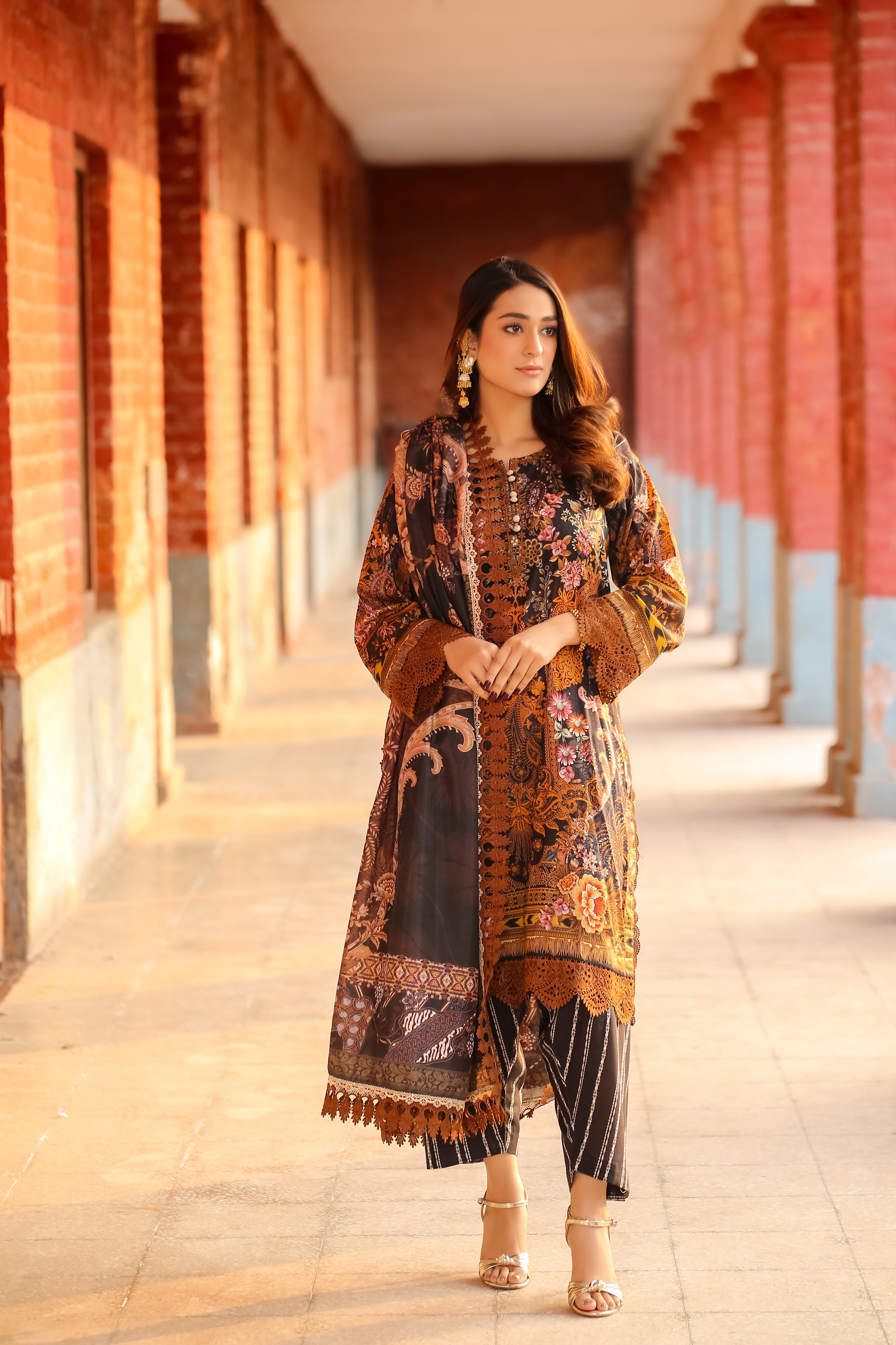 LWSU-25P310 3-Pcs Printed Lawn - lamorado