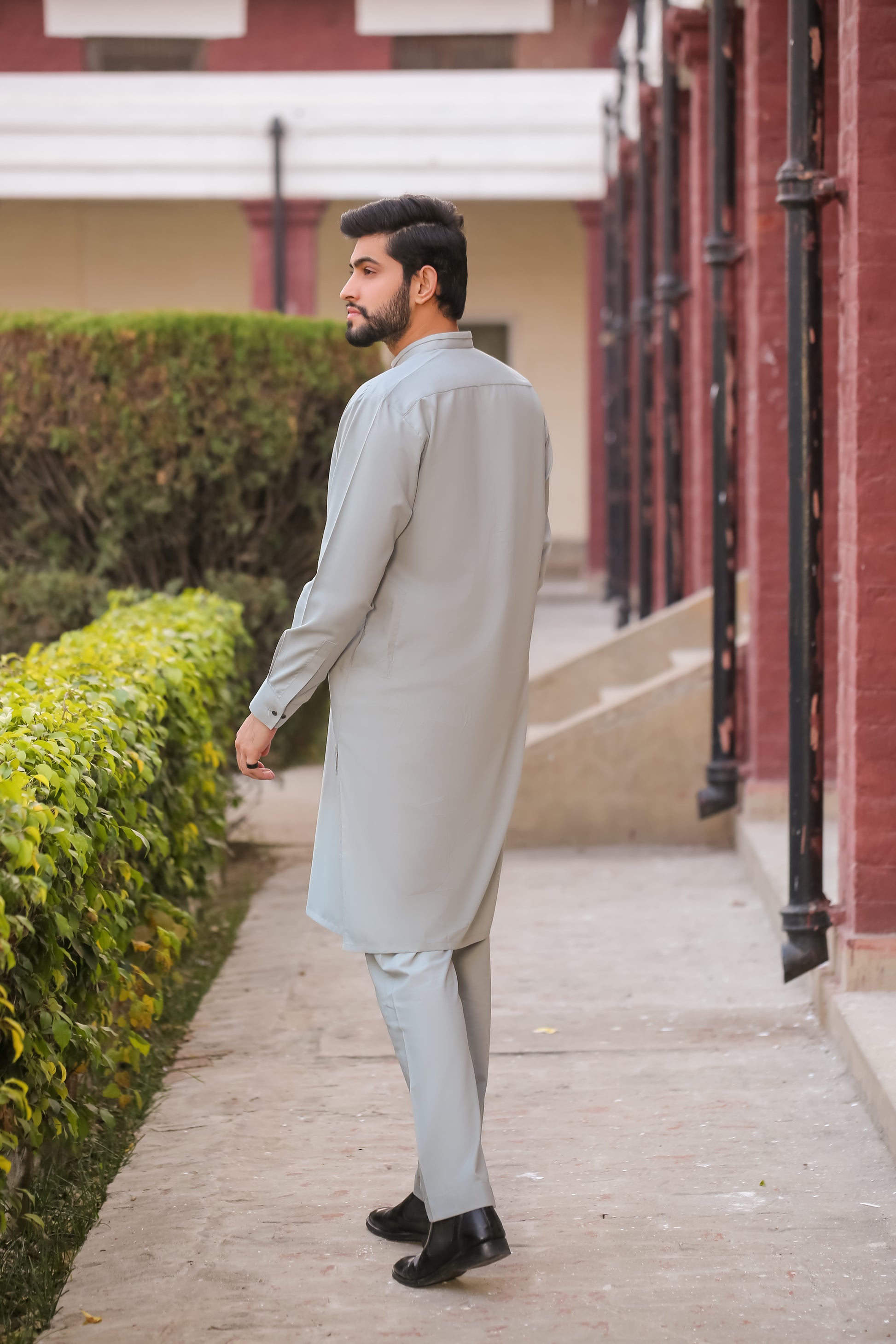SKF25-006 Ocean Gray Kameez Trouser - lamorado