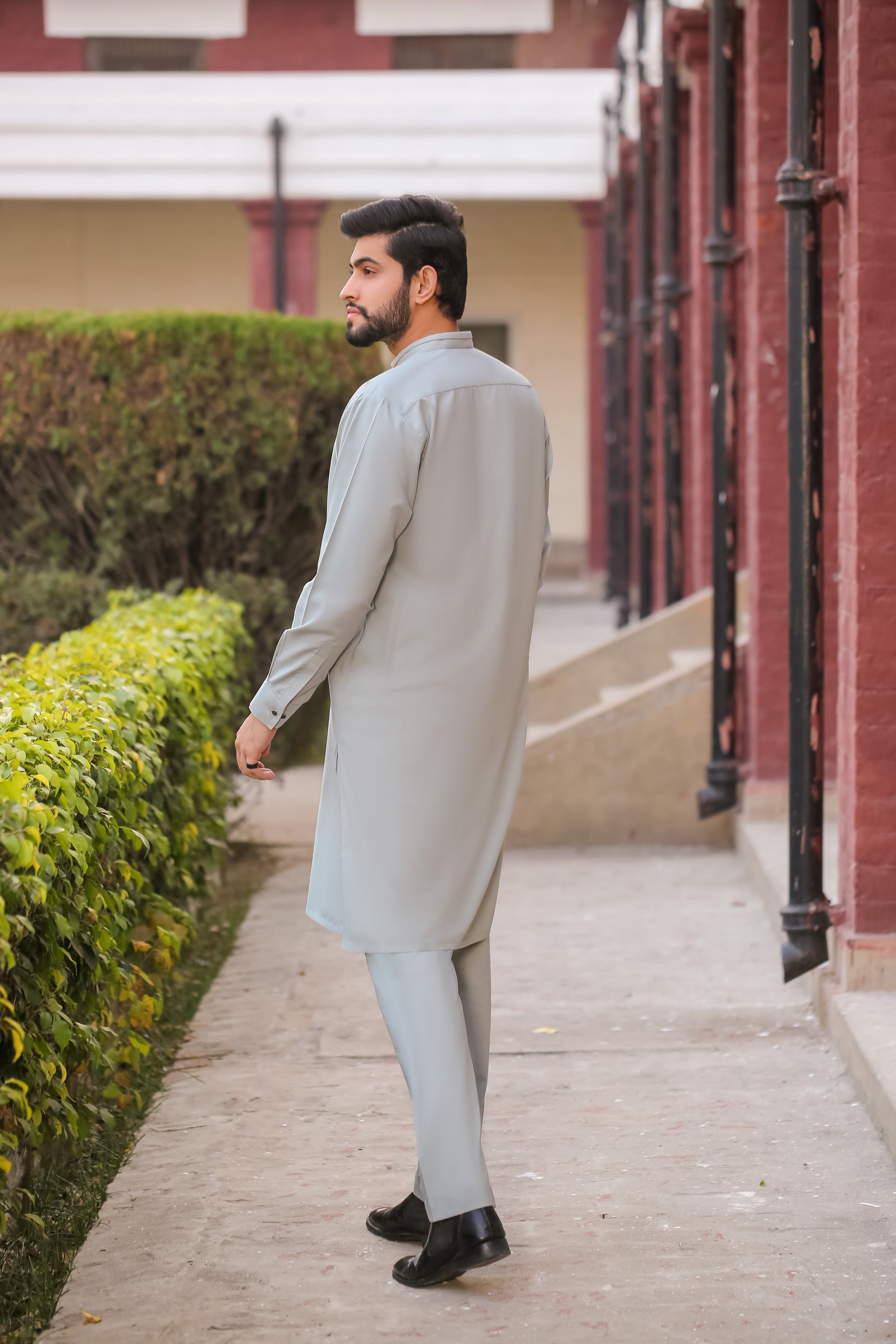 SKF25-006 Ocean Gray Kameez Trouser - lamorado
