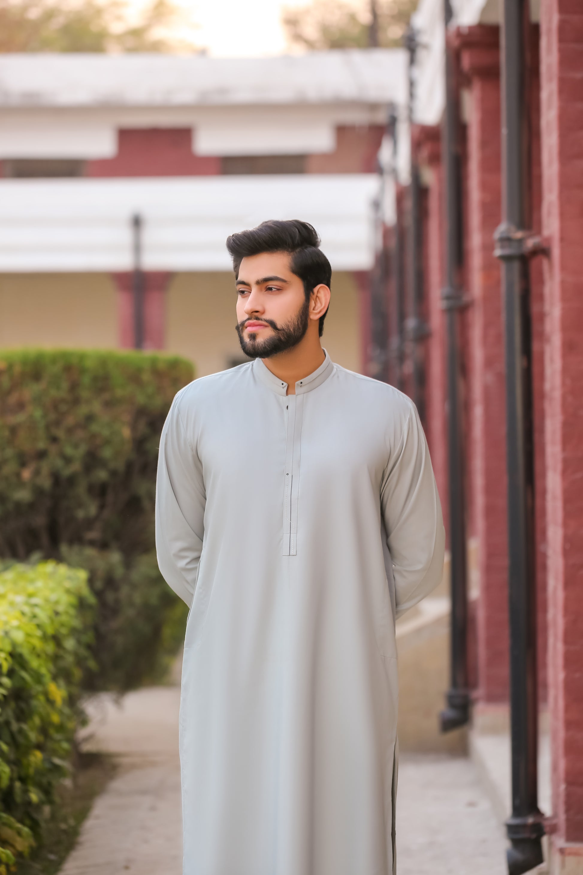 SKF25-006 Ocean Gray Kameez Trouser - lamorado