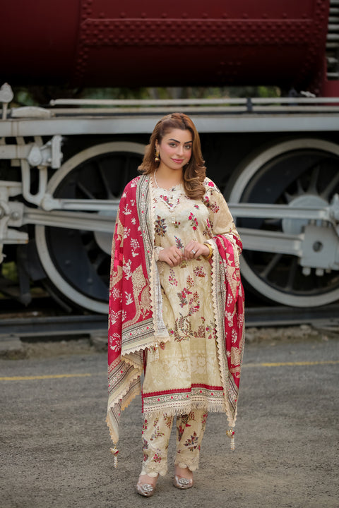 LWSU-25P312 3-Pcs Printed Lawn - lamorado