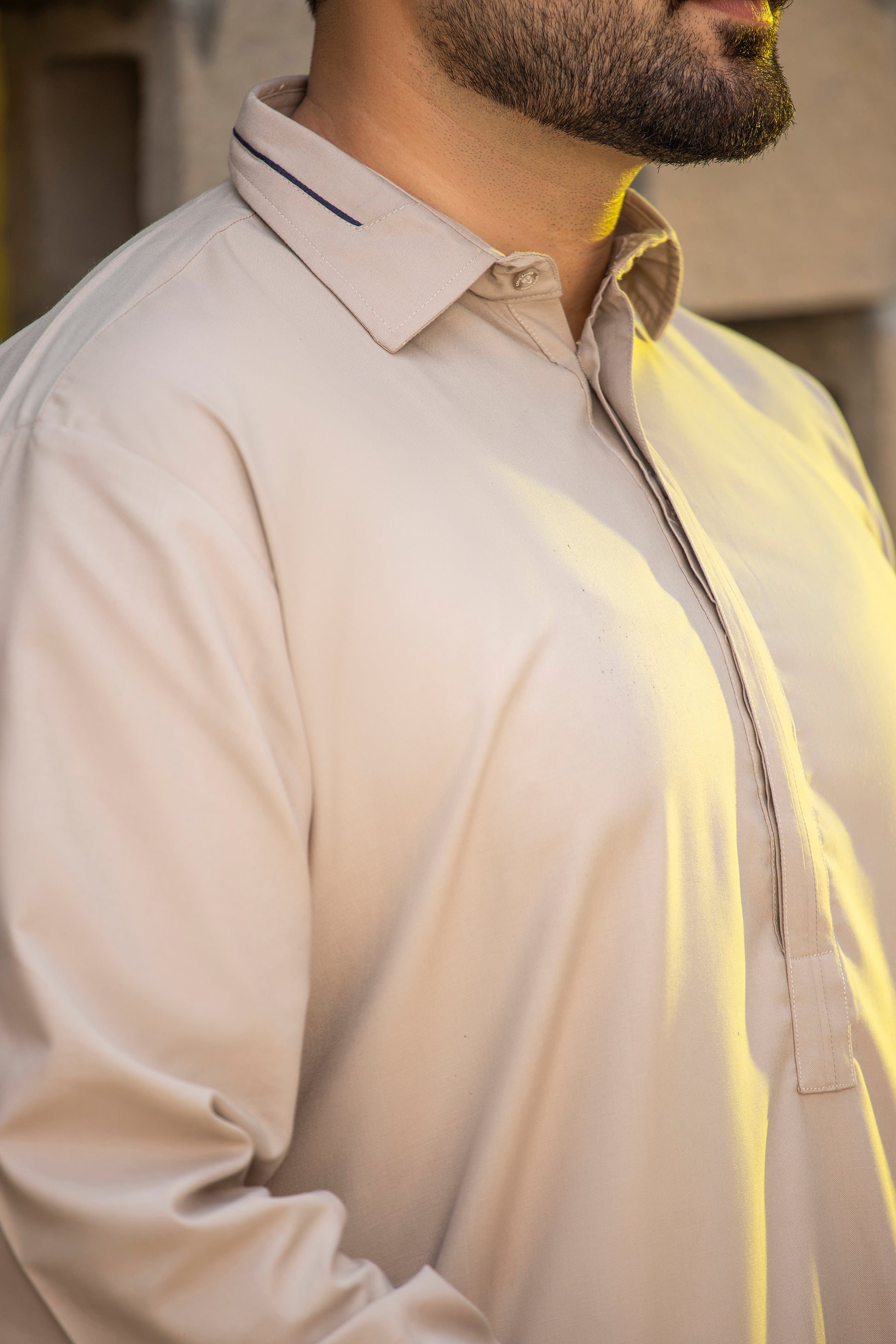 Latest Khaki Design Shalwar Kameez Pakistan