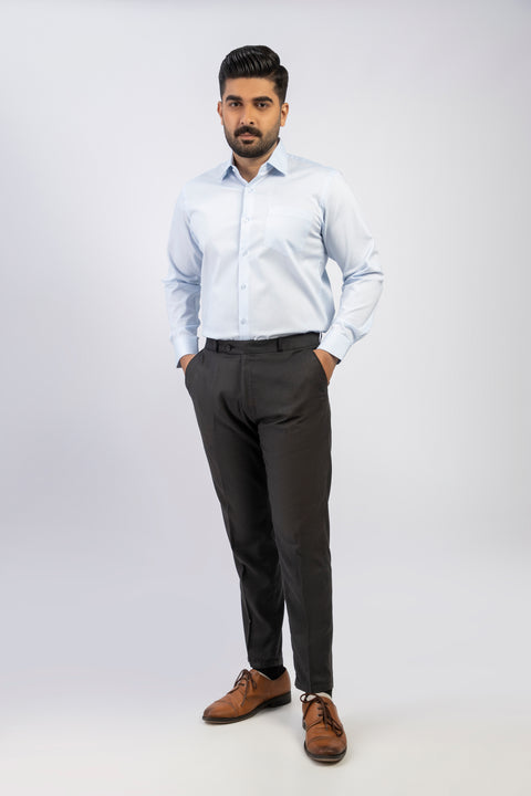 Latest Light Blue Formal Shirt Pure Cotton Regular Fit Pakistan