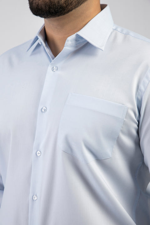 Latest Light Blue Formal Shirt Pure Cotton Regular Fit Pakistan