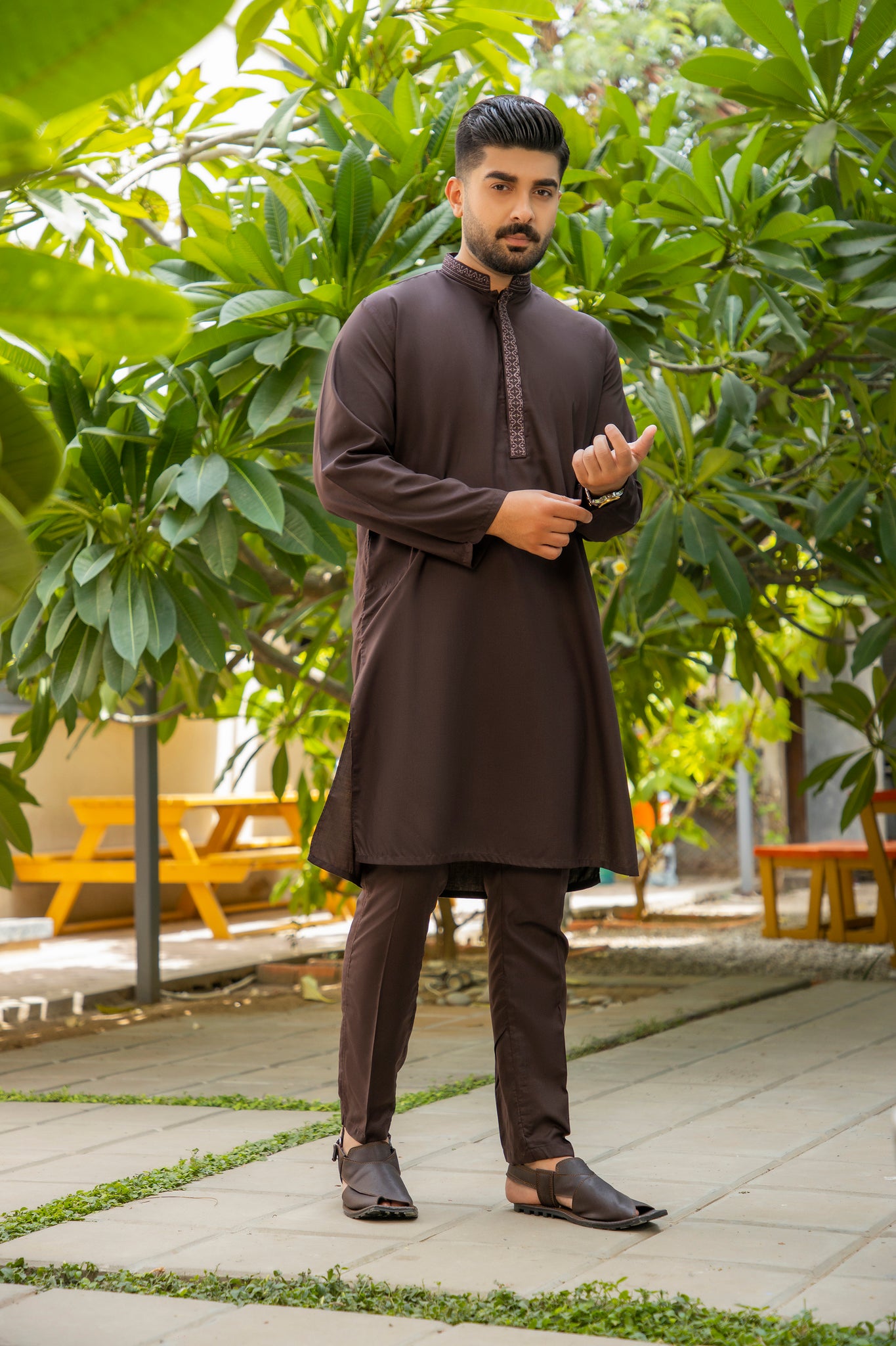 Latest Maroon Design Shalwar Kameez Pakistan