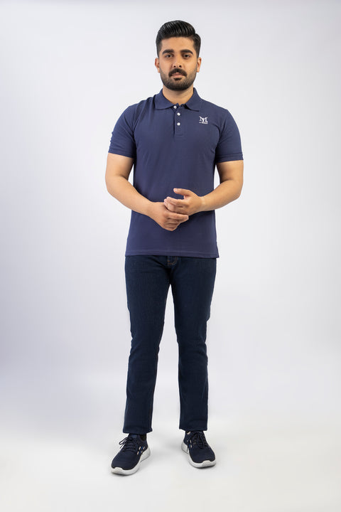 Latest Navy Polo Shirt Pakistan