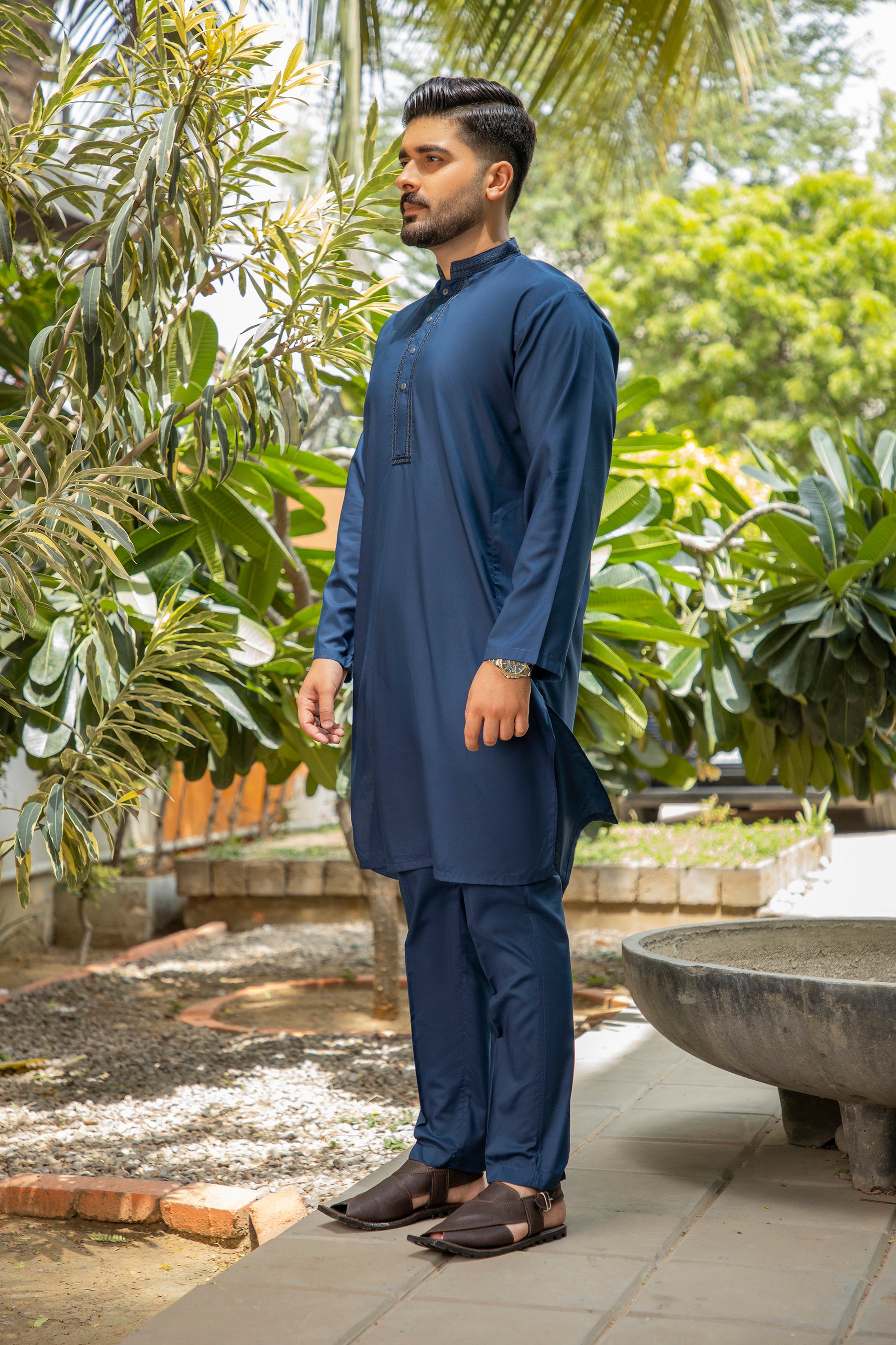 Latest Navy Design Shalwar Kameez Pakistan