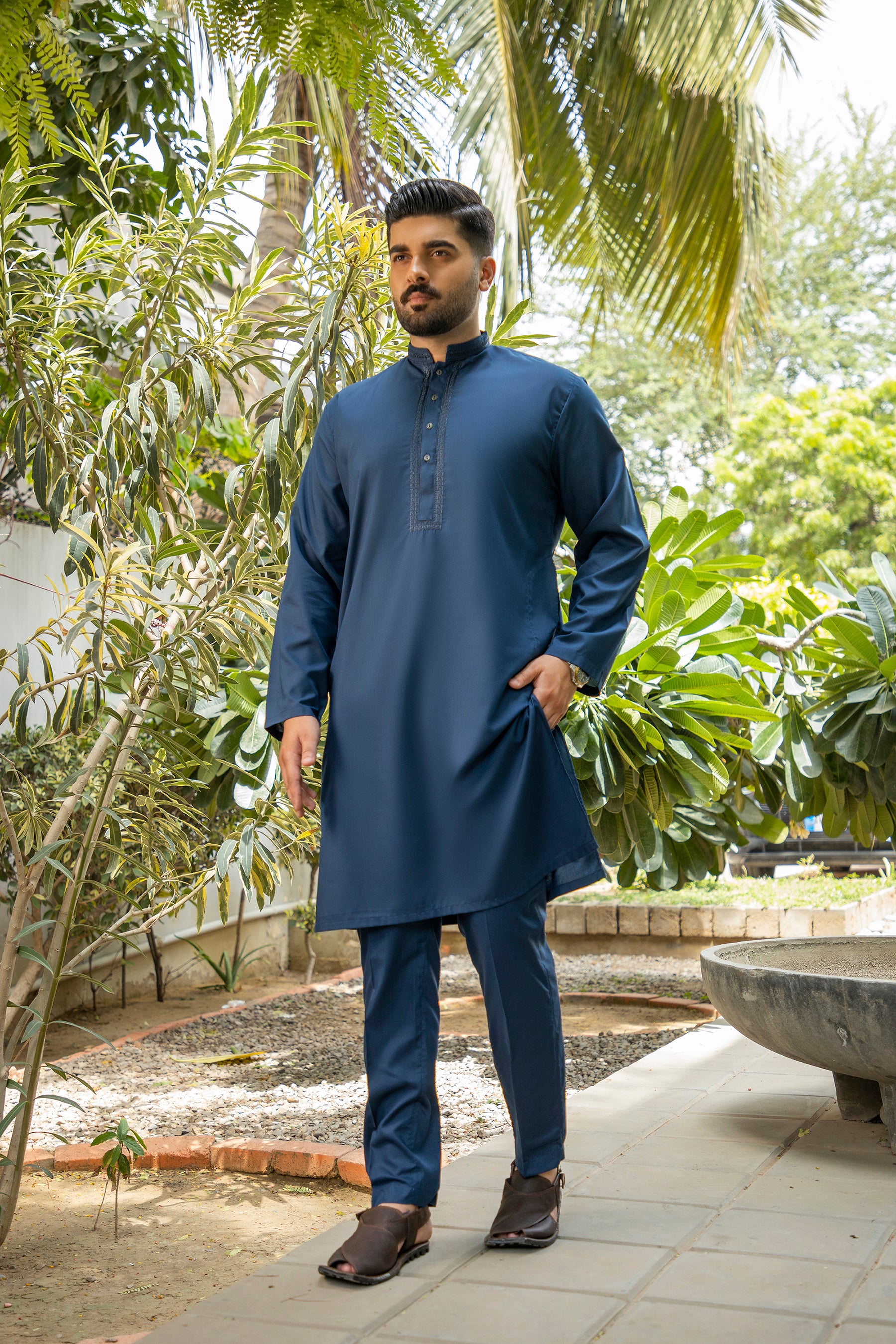 Latest Navy Design Shalwar Kameez Pakistan