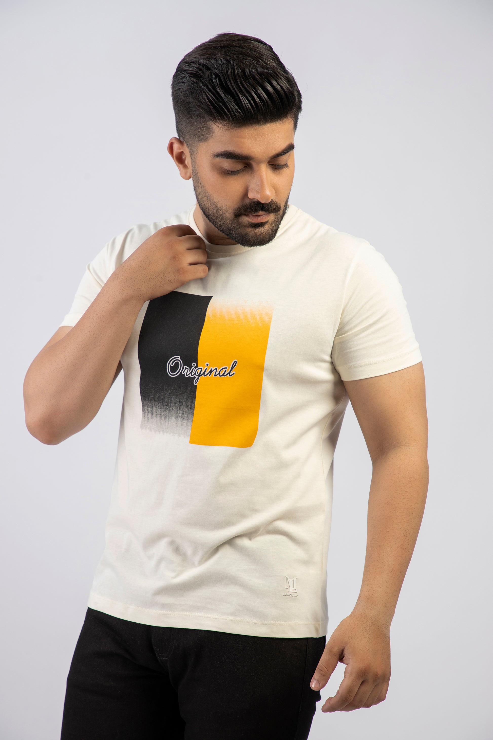 Latest Round Neck Plan t-shirt (Premium) Pakistan