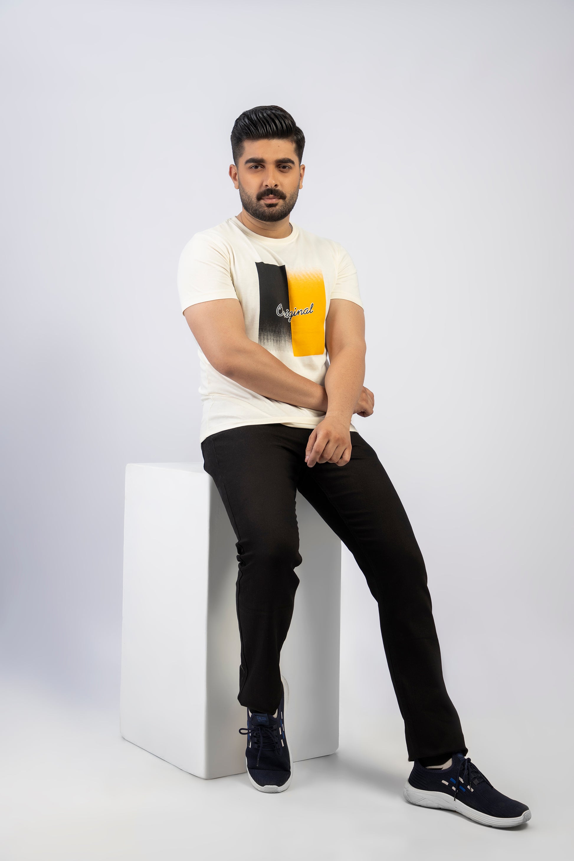 Latest Round Neck Plan t-shirt (Premium) Pakistan