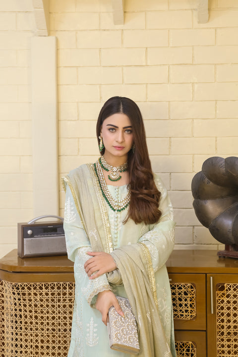 Saadia Ahmed LWSU-25FE307 Embroidered Messuri Festive Wear for Elegant Celebrations