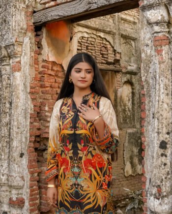 Saadia Ahmed LWSU-25P204 2-Pcs Printed Lawn