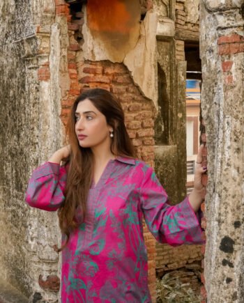 Saadia Ahmed LWSU-25P205 2-Pcs Printed Lawn
