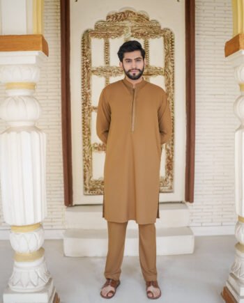 SKF25-003 Desert Brown Kameez Trouser