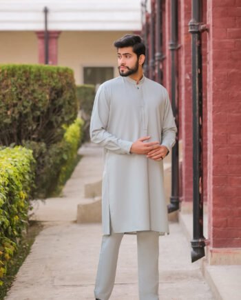 SKF25-006 Ocean Gray Kameez Trouser