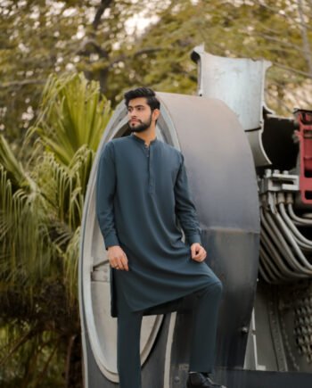 SKF25-004 Teal Kameez Trouser