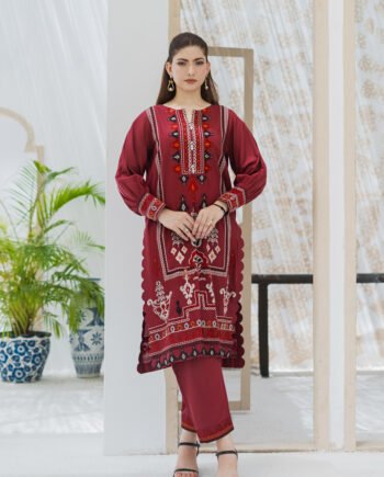 Saadia Ahmed SA26SD202-EMB 2pc Lawn 26'