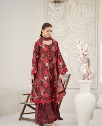 Saadia Ahmed SA26SP310 3pc Printed Lawn 26'