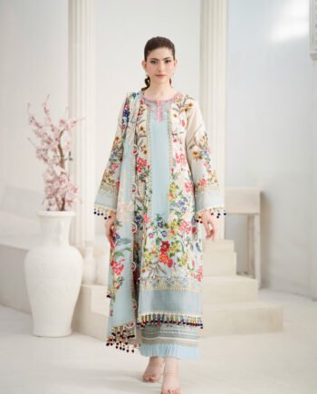 Saadia Ahmed SA26SP301 3pc Printed Lawn 26'