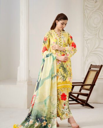 Saadia Ahmed SA26SP306 3pc Printed Lawn 26'