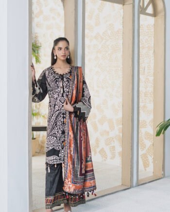 Saadia Ahmed SA26SP305 3pc Printed Lawn 26'