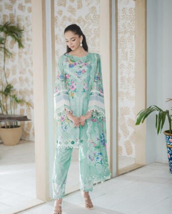 Saadia Ahmed SA26SP307 3pc Printed Lawn 26'